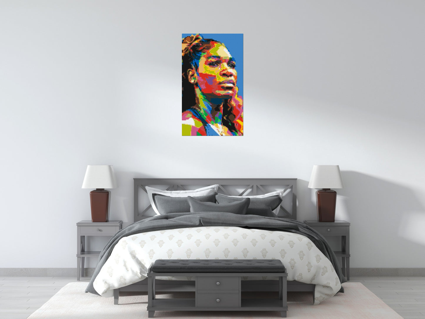 Serena Williams - Brick Art Mosaic Kit 3x5 large