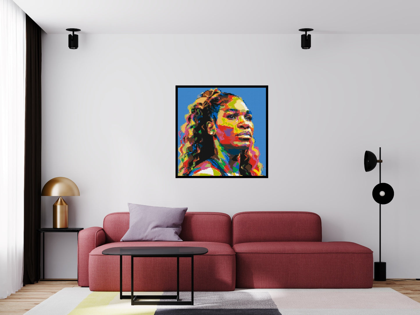 Serena Williams - Brick Art Mosaic Kit 5x5 large