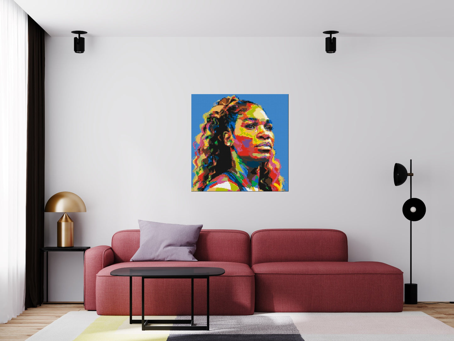 Serena Williams - Brick Art Mosaic Kit 5x5 large