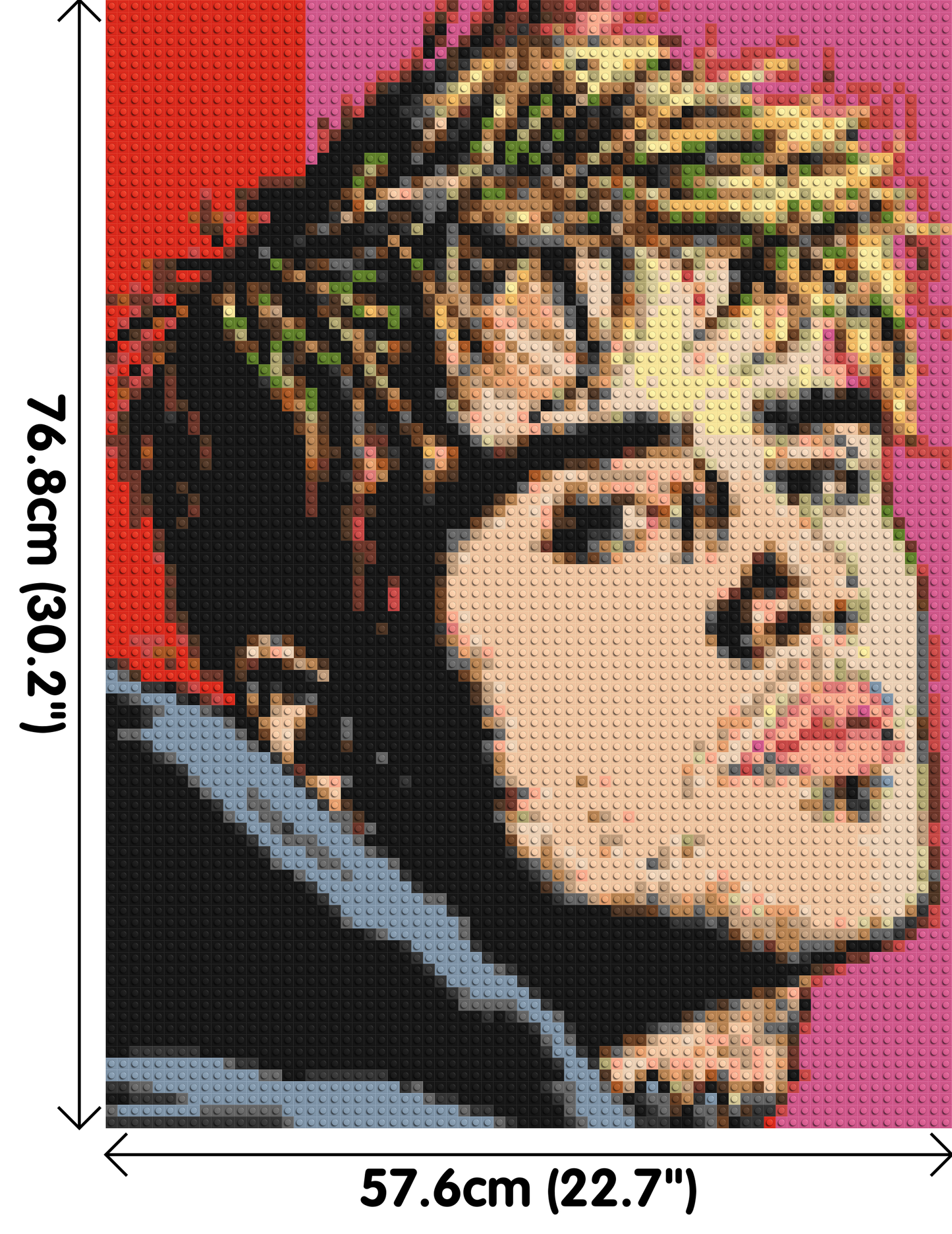 Justin Bieber - Brick Art Mosaic Kit 3x4 large