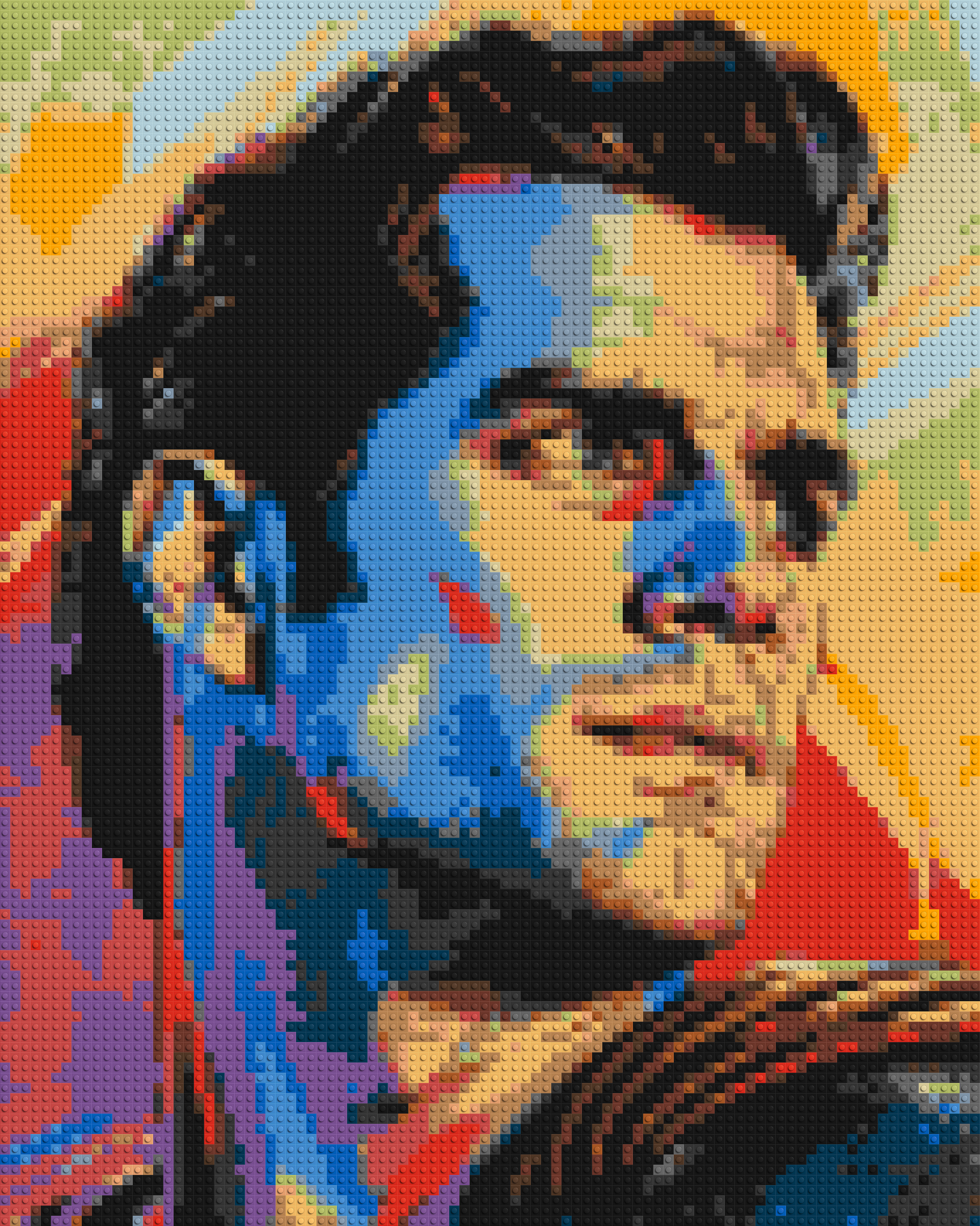 Henry Cavill - Brick Art Mosaic Kit 4x5 large