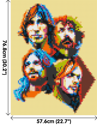 Pink Floyd - Brick Art Mosaic Kit 3x4 large