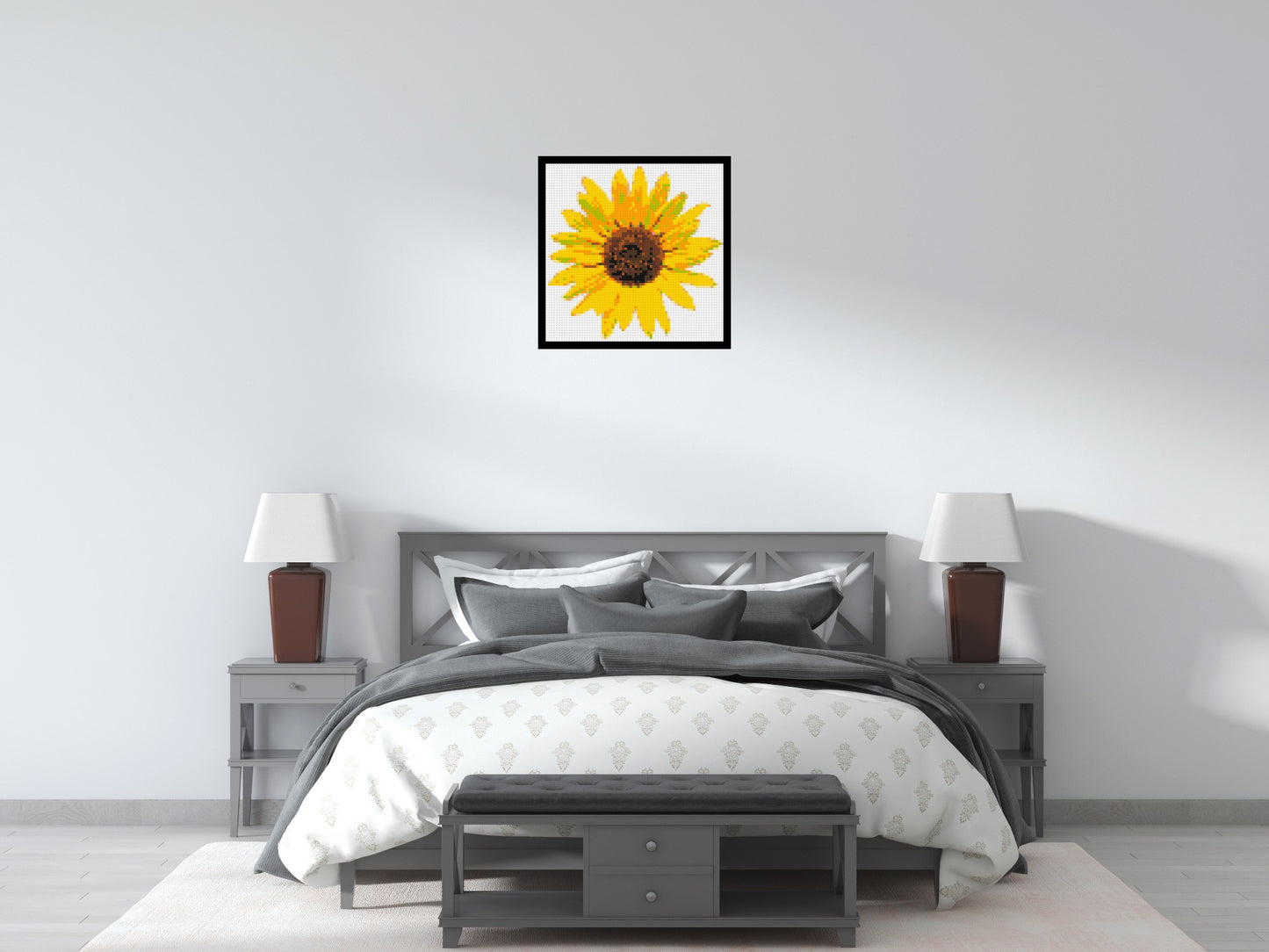 Sunflower - Brick Art Mosaic Kit 3x3 large