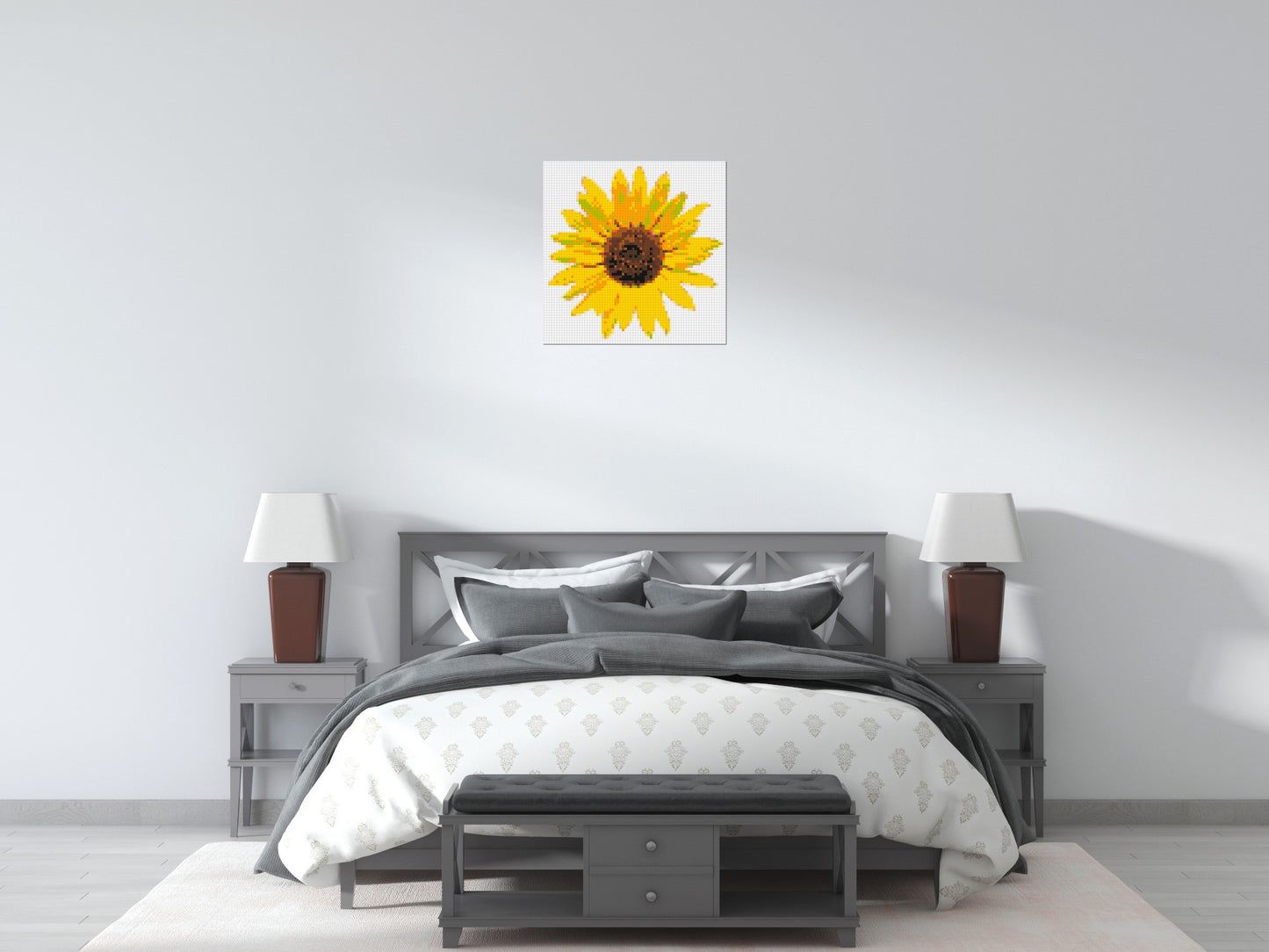 Sunflower - Brick Art Mosaic Kit 3x3 large