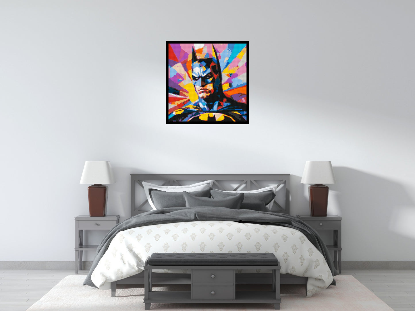 Batman - Brick Art Mosaic Kit 4x4 large