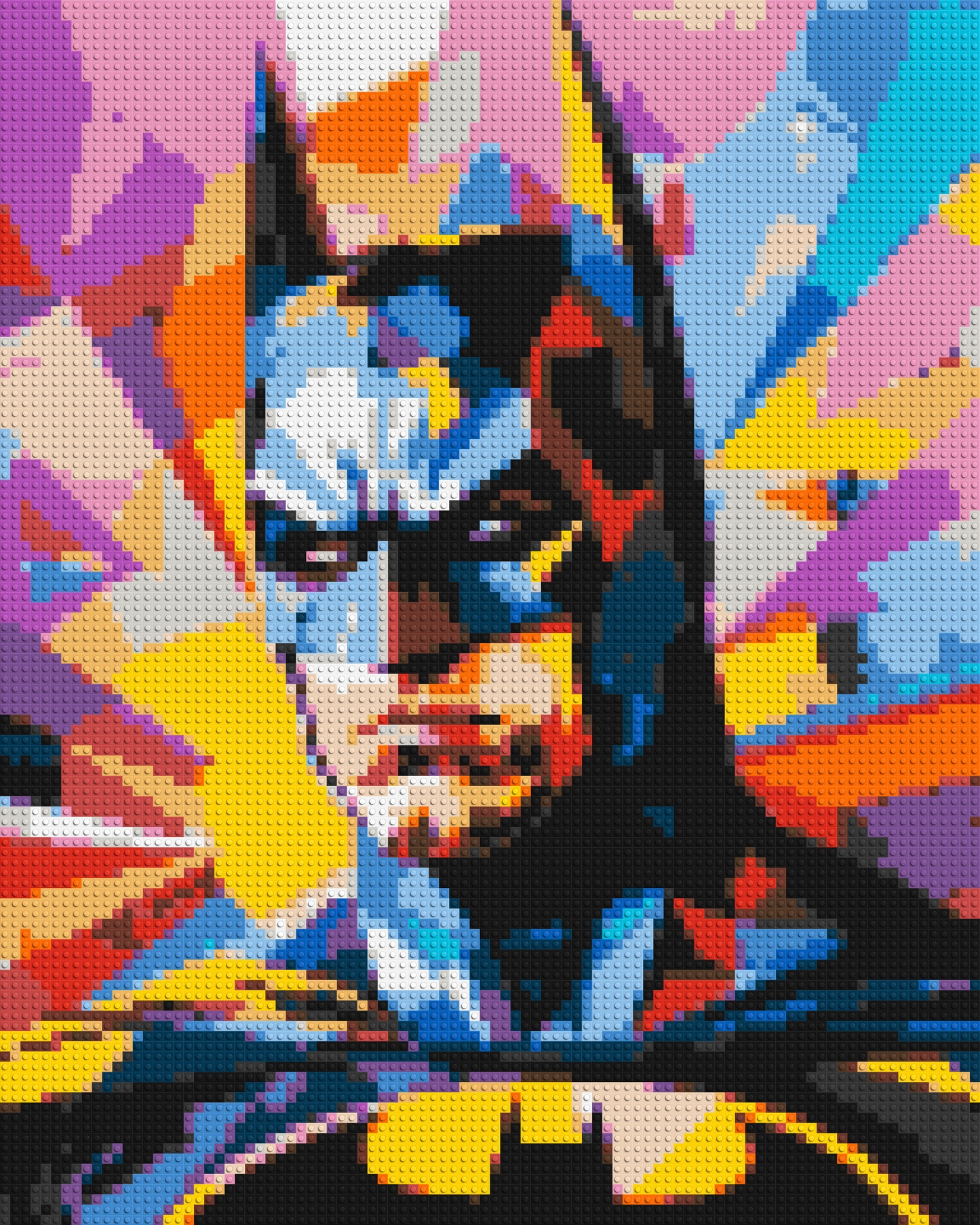 Batman - Brick Art Mosaic Kit 4x5 large