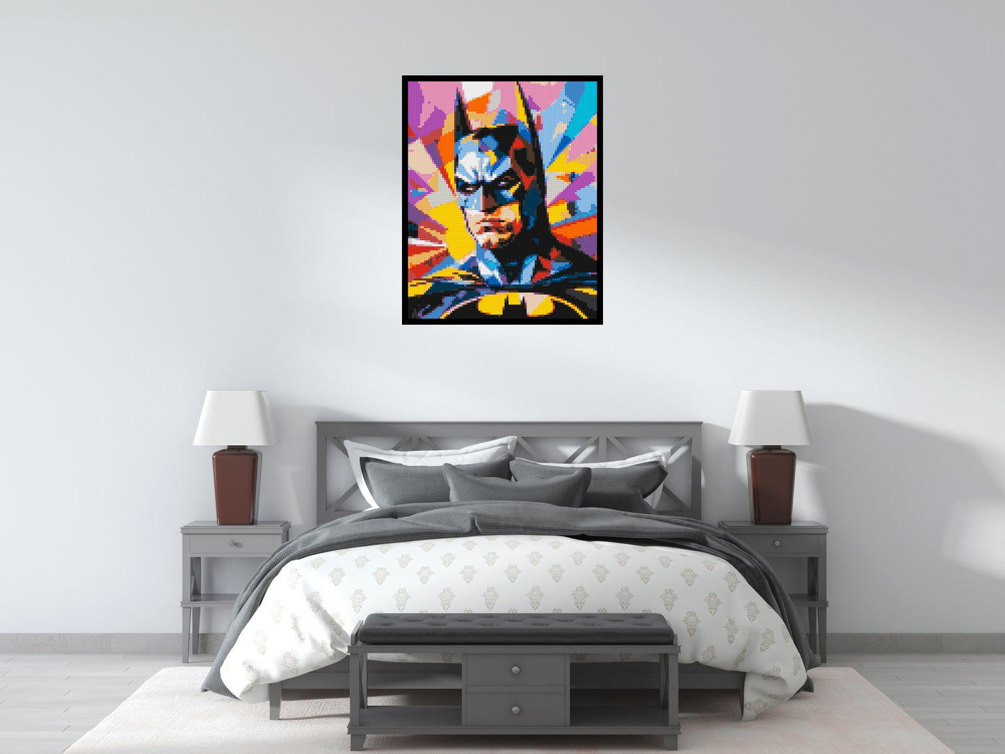 Batman - Brick Art Mosaic Kit 4x5 large