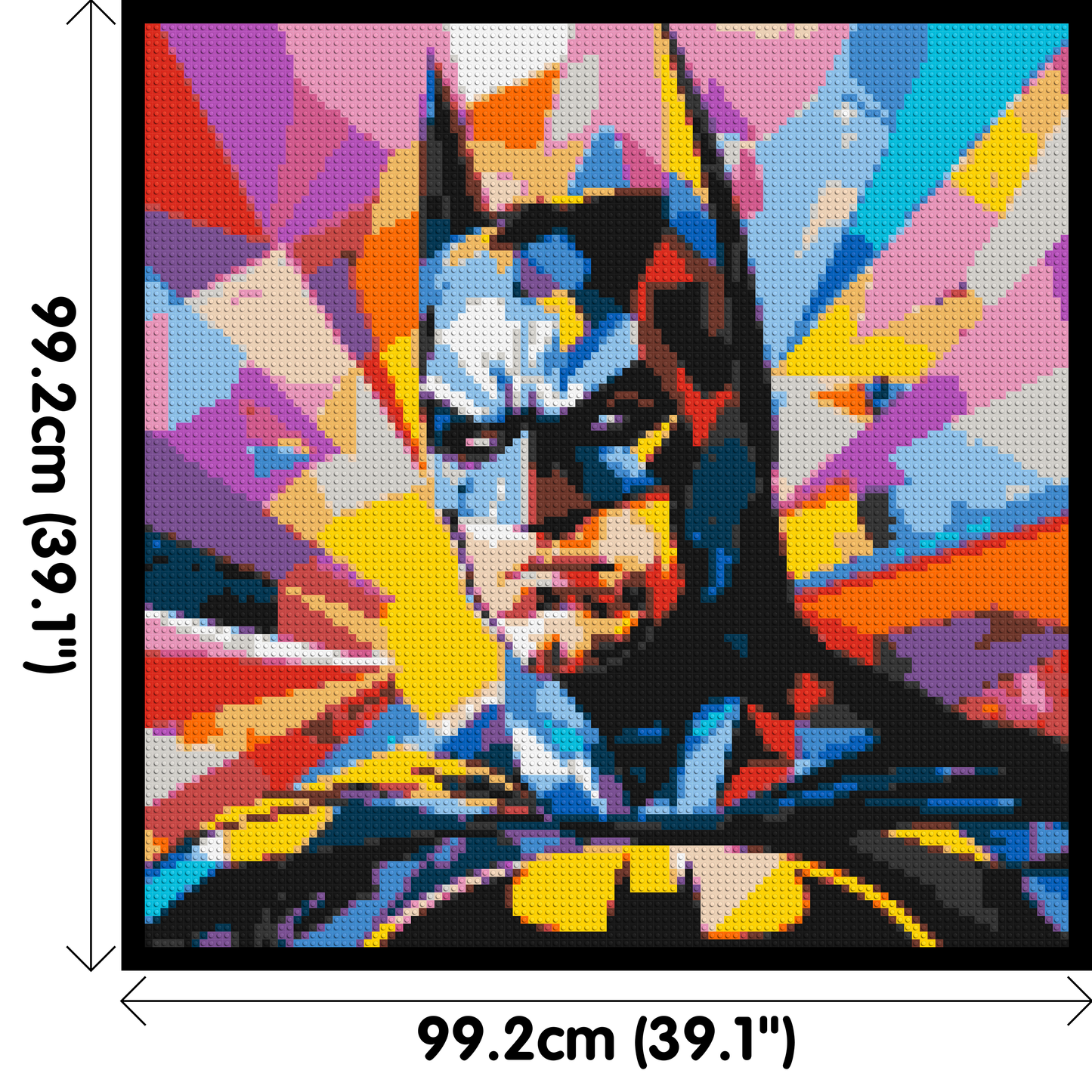 Batman - Brick Art Mosaic Kit 5x5 large