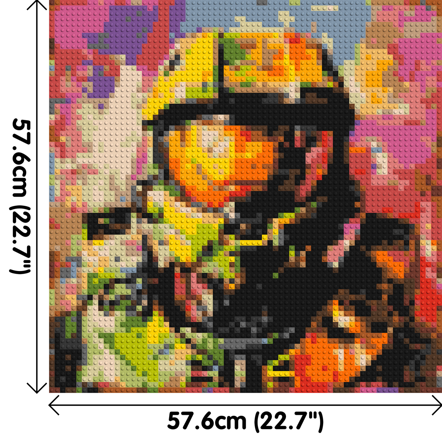 Master Chief - Brick Art Mosaic Kit 3x3 large