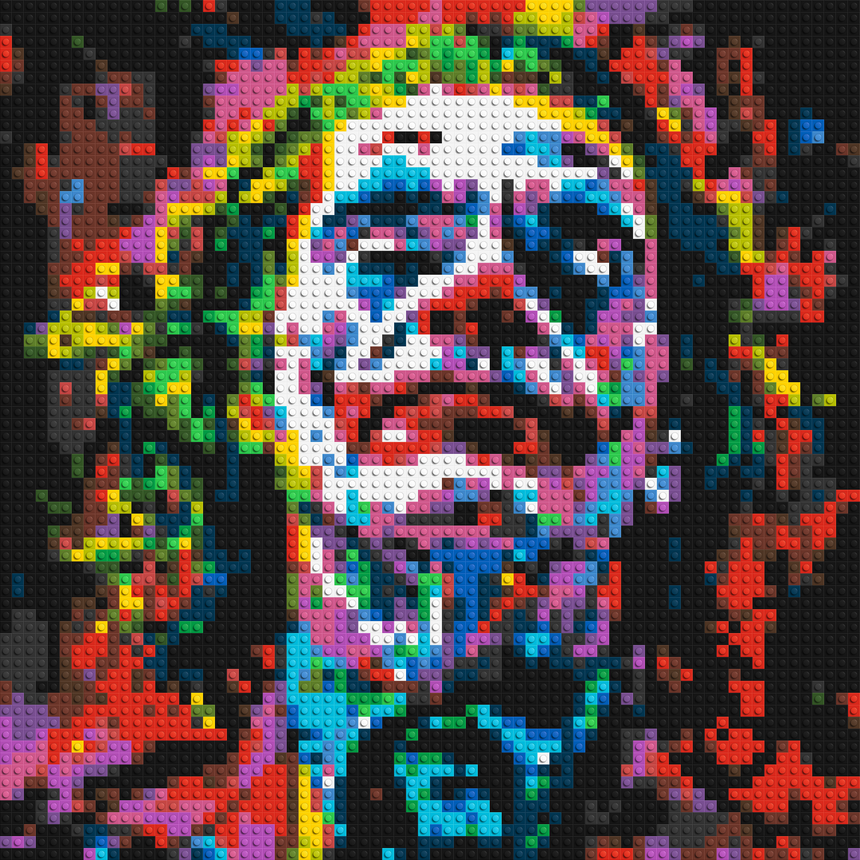 Joker - Brick Art Mosaic Kit 3x3 large