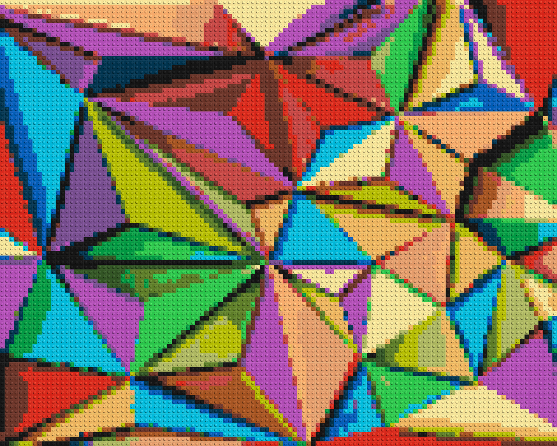 Abstract Pattern #9 - Brick Art Mosaic Kit 5x4 large