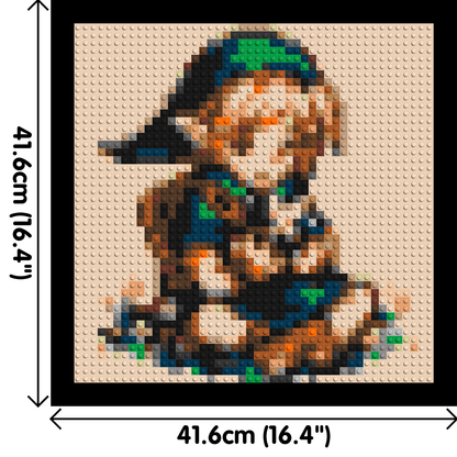 Link Pixel Art - Brick Art Mosaic Kit 2x2 large