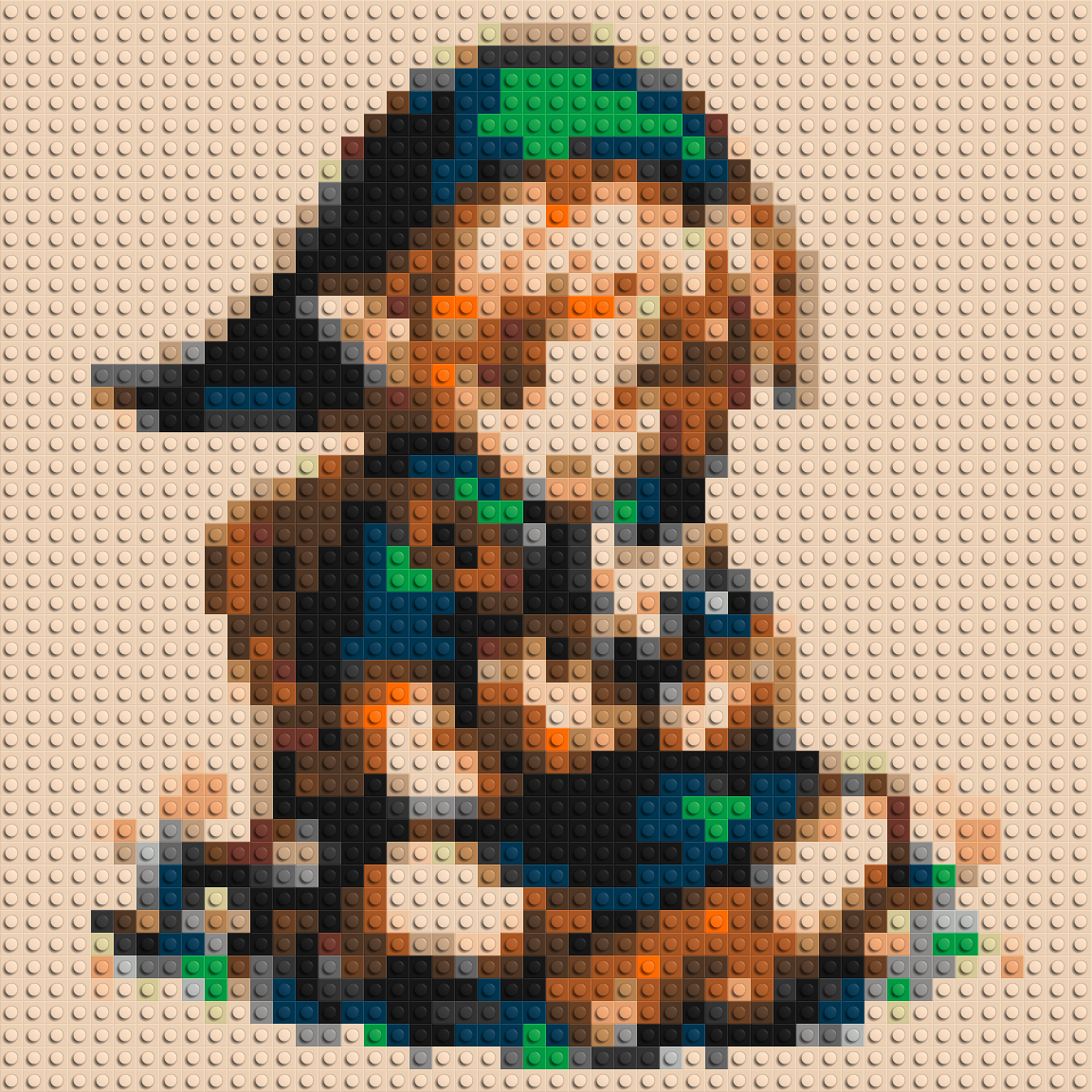 Link Pixel Art - Brick Art Mosaic Kit 2x2 large