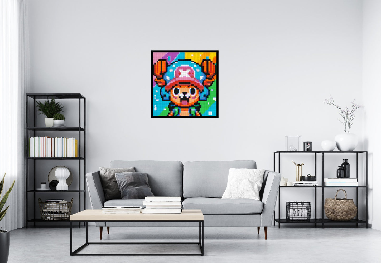 Tony Tony Chopper Pixel Art - Brick Art Mosaic Kit 4x4 large