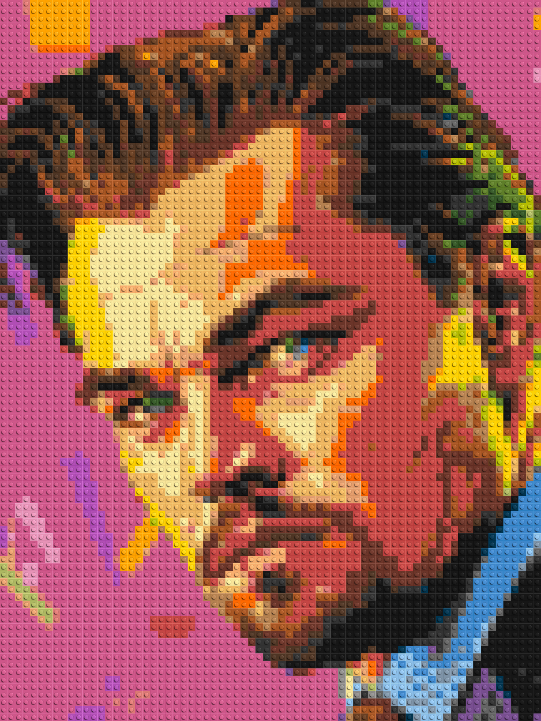 Leonardo Di Caprio - Brick Art Mosaic Kit 3x4 large