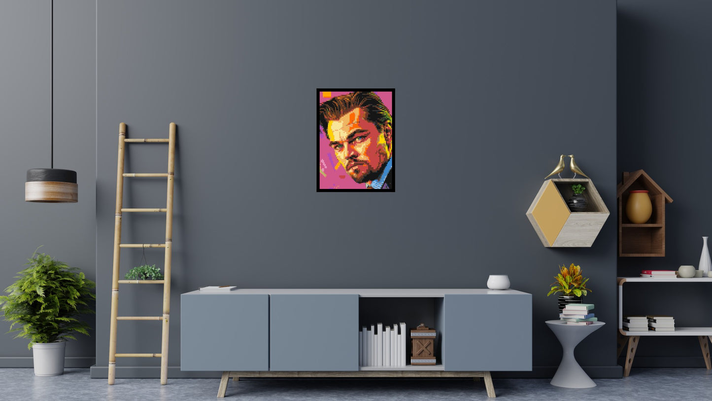 Leonardo Di Caprio - Brick Art Mosaic Kit 3x4 large