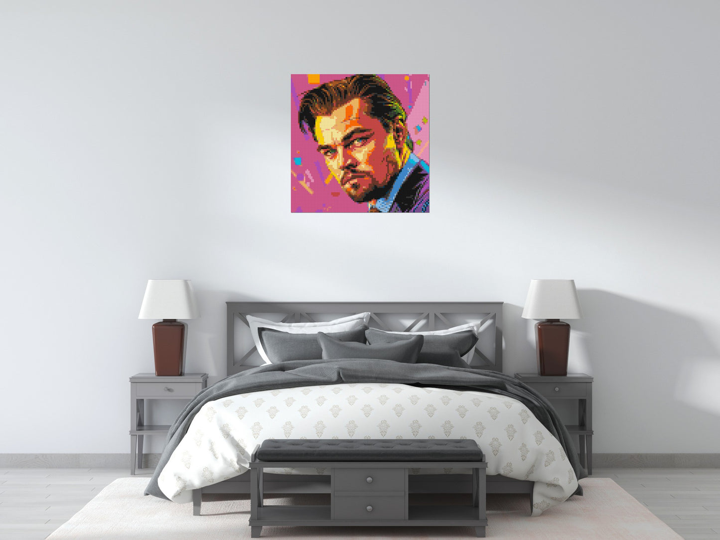 Leonardo Di Caprio - Brick Art Mosaic Kit 4x4 large