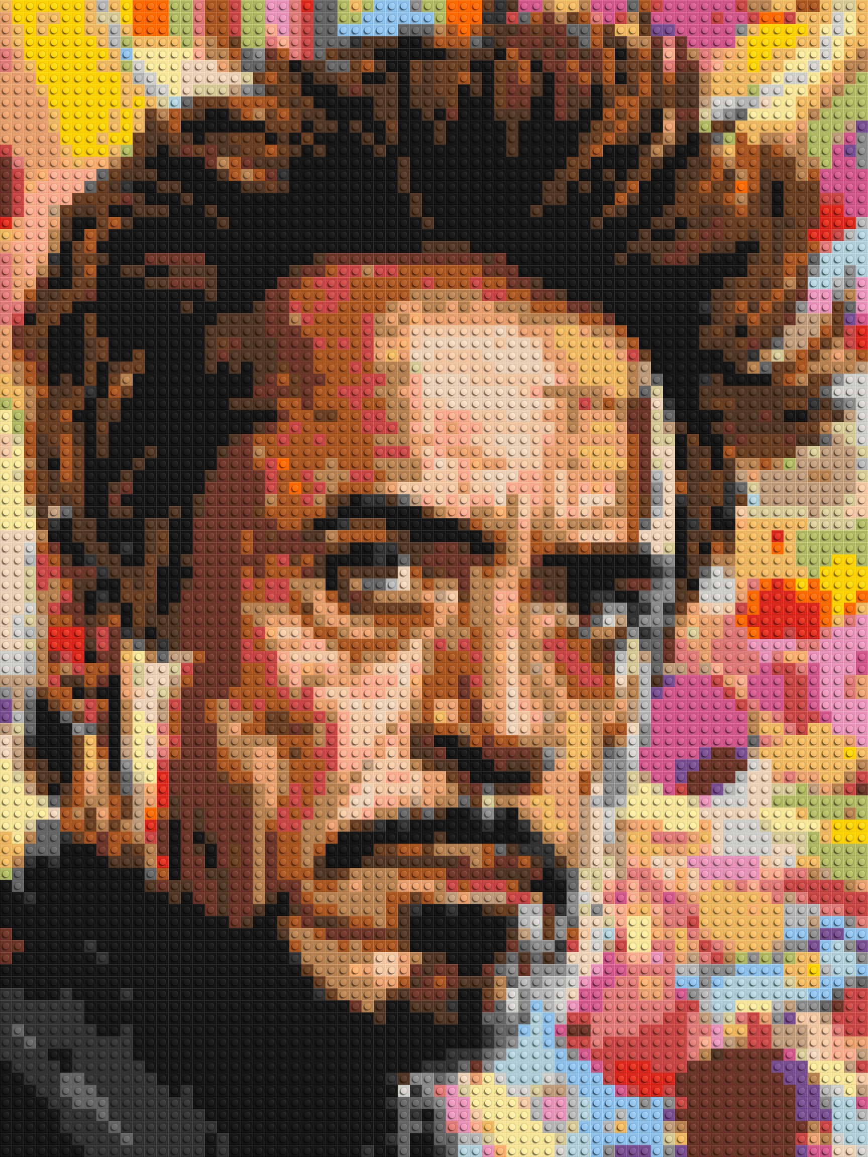 Robert Downey Jr. - Brick Art Mosaic Kit 3x4 large