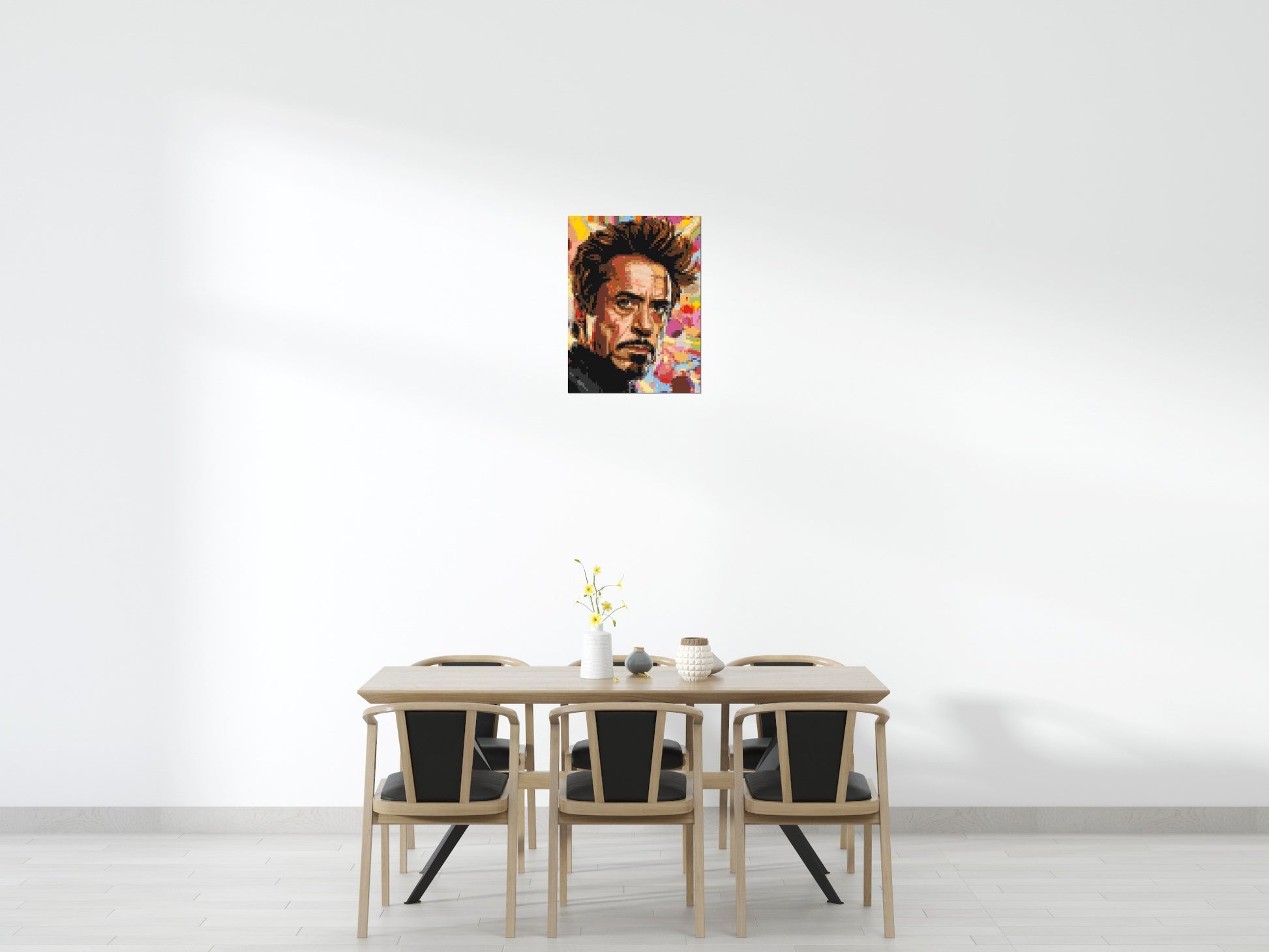 Robert Downey Jr. - Brick Art Mosaic Kit 3x4 scene