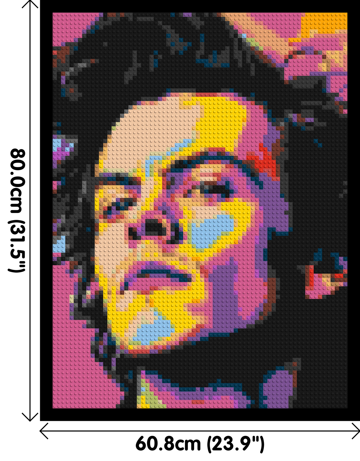 Harry Styles - Brick Art Mosaic Kit 3x4 large