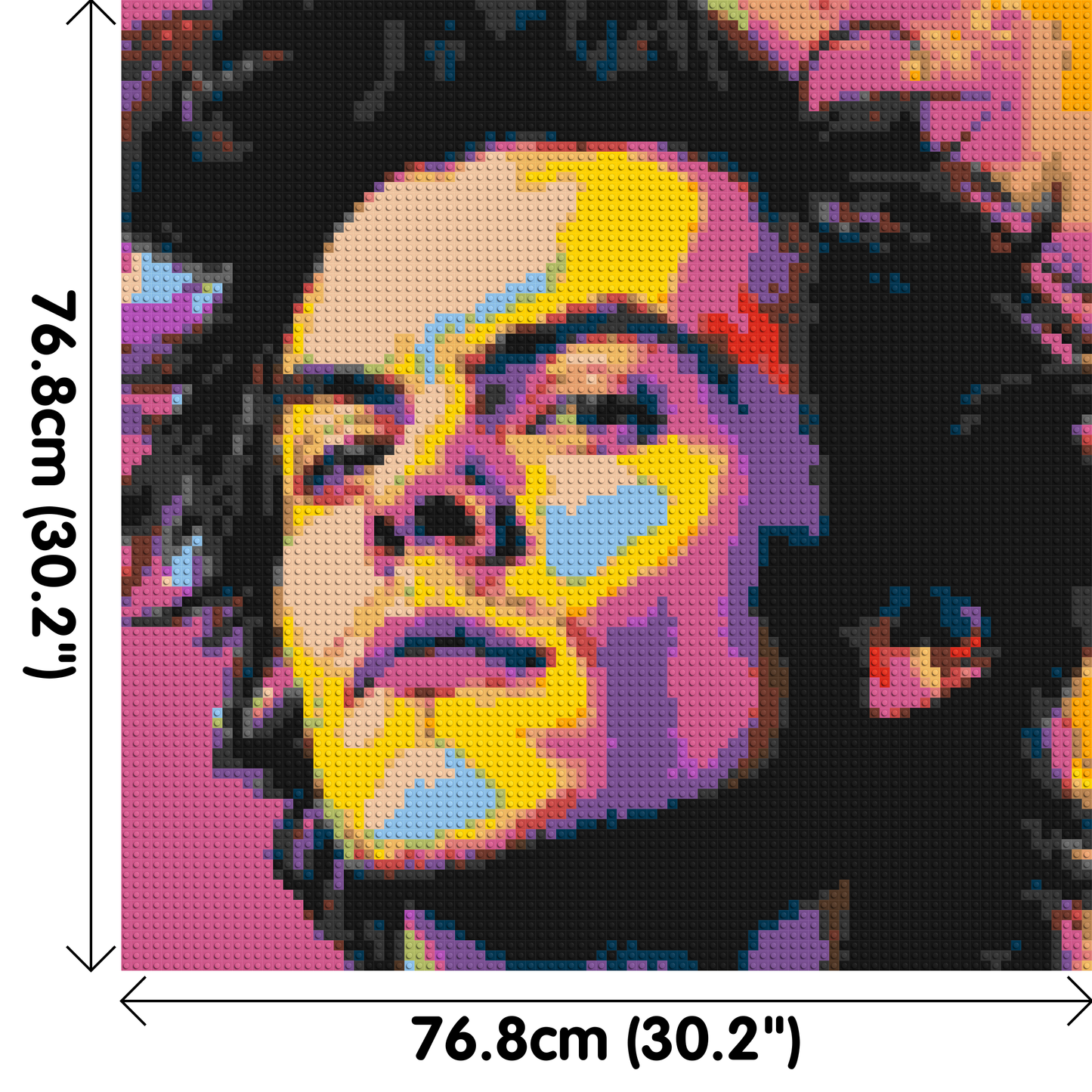 Harry Styles - Brick Art Mosaic Kit 4x4 large