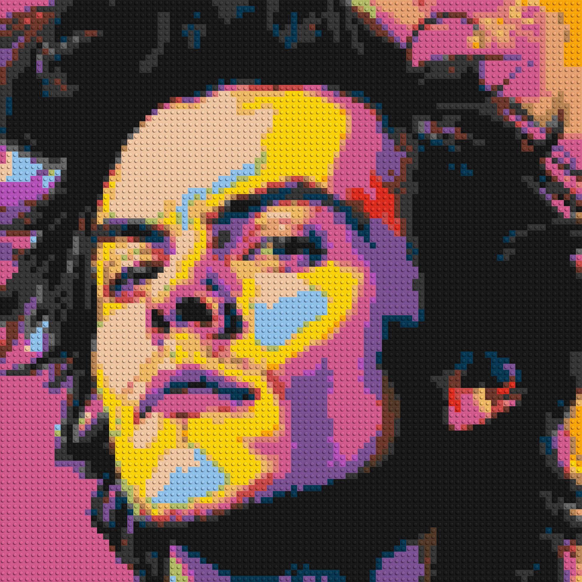 Harry Styles - Brick Art Mosaic Kit 4x4 large