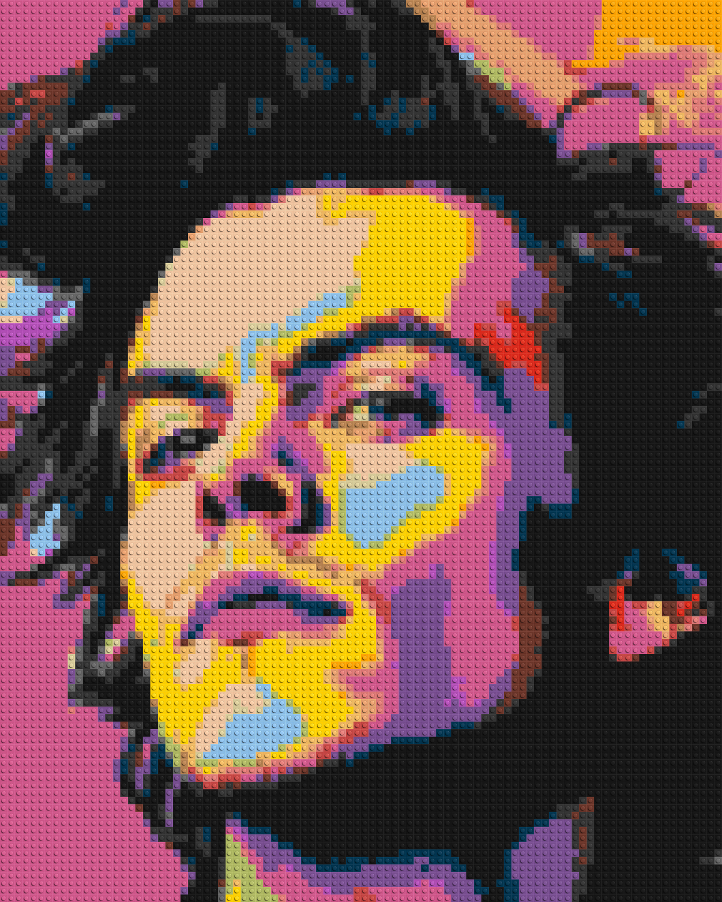 Harry Styles - Brick Art Mosaic Kit 4x5 large