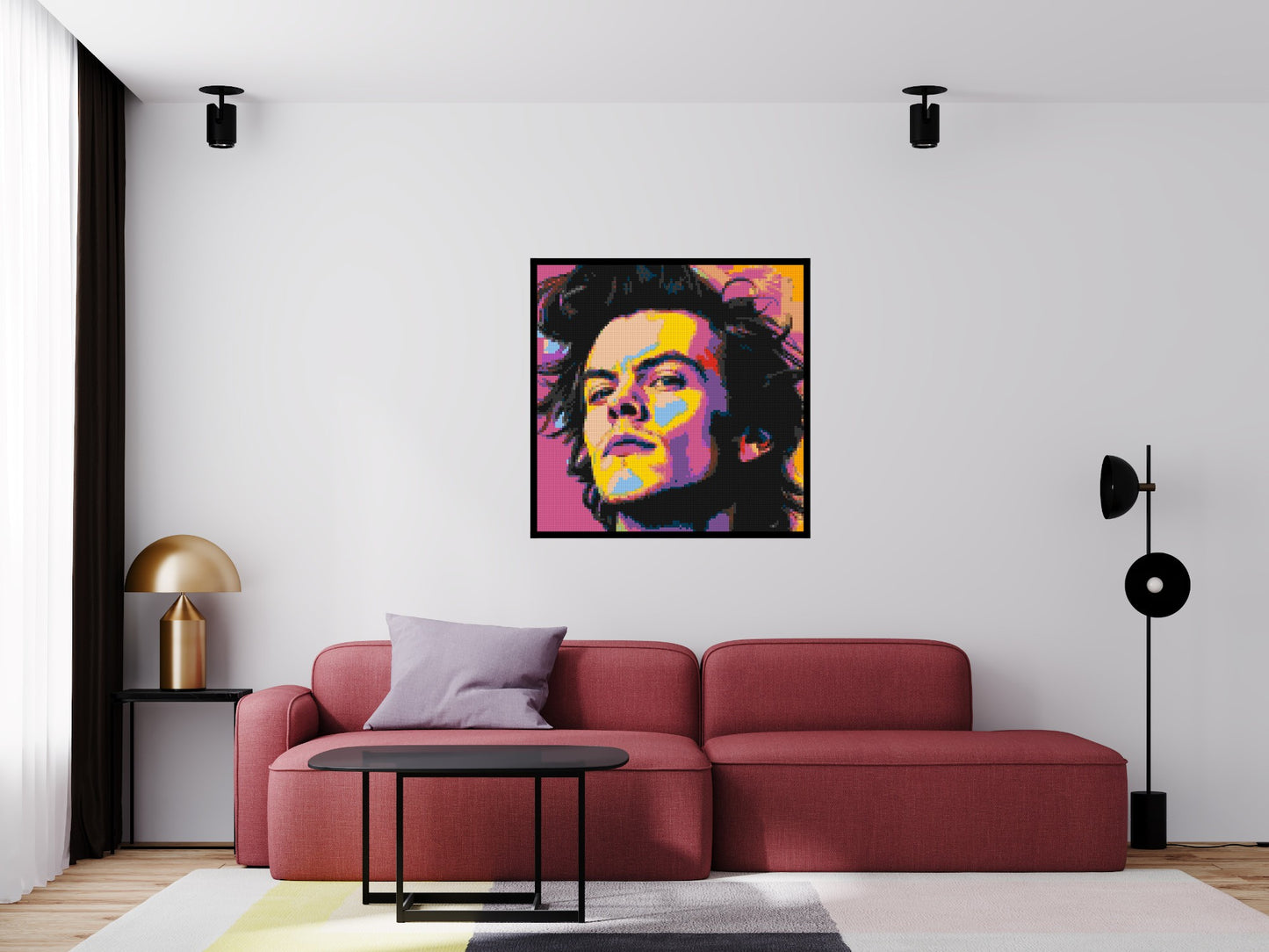 Harry Styles - Brick Art Mosaic Kit 5x5 large