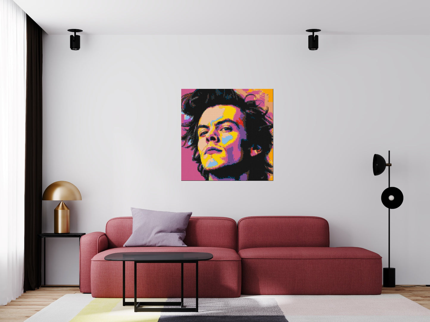 Harry Styles - Brick Art Mosaic Kit 5x5 large