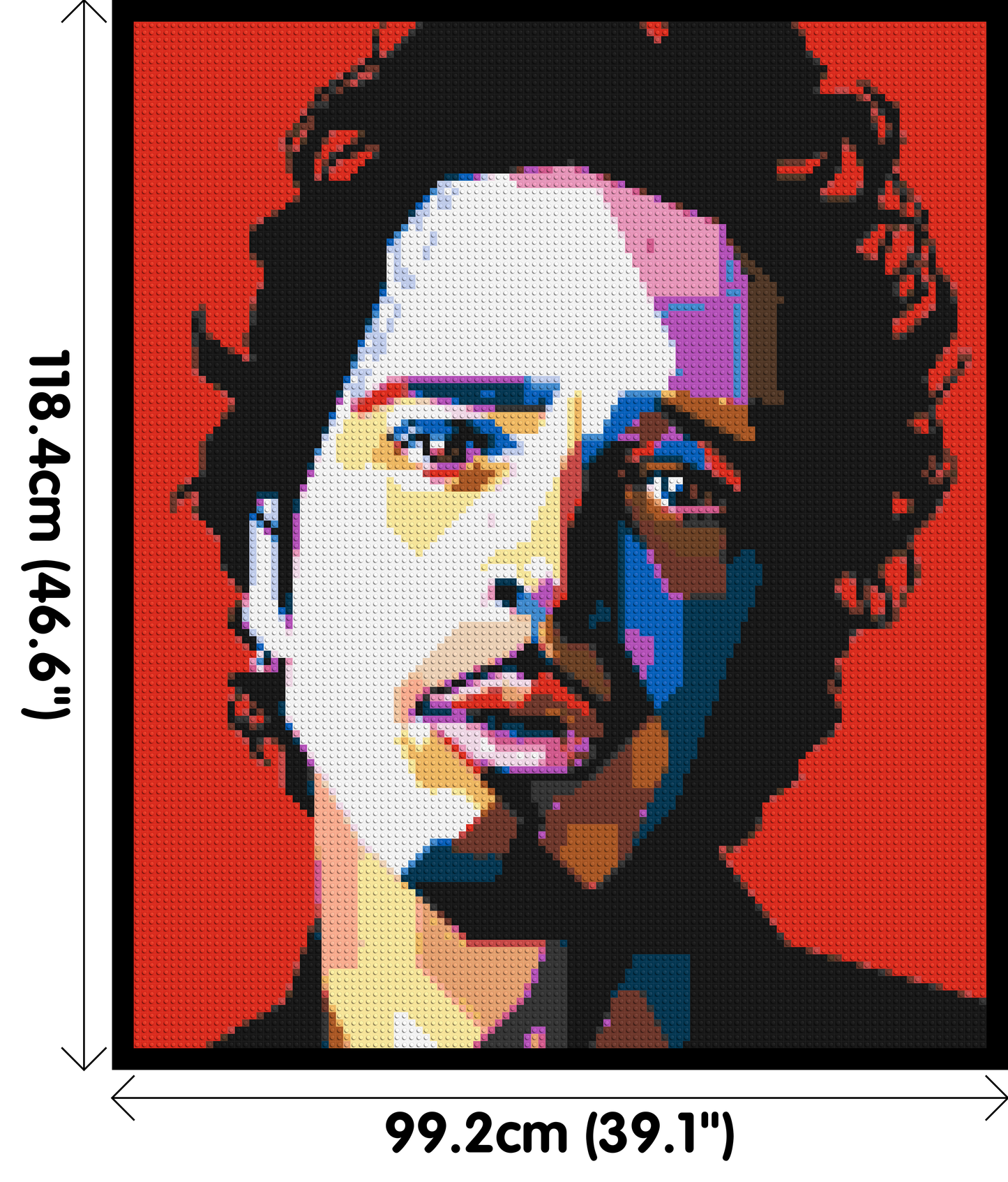 Chris Cornell - Brick Art Mosaic Kit 5x6 large