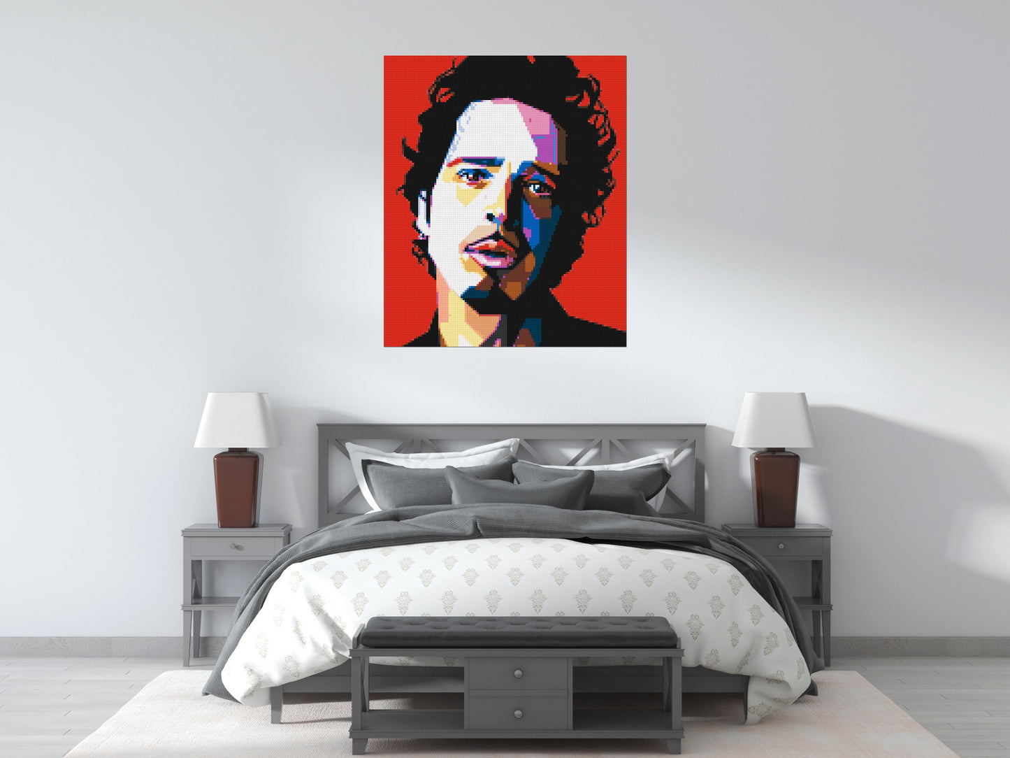 Chris Cornell - Brick Art Mosaic Kit 5x6 large