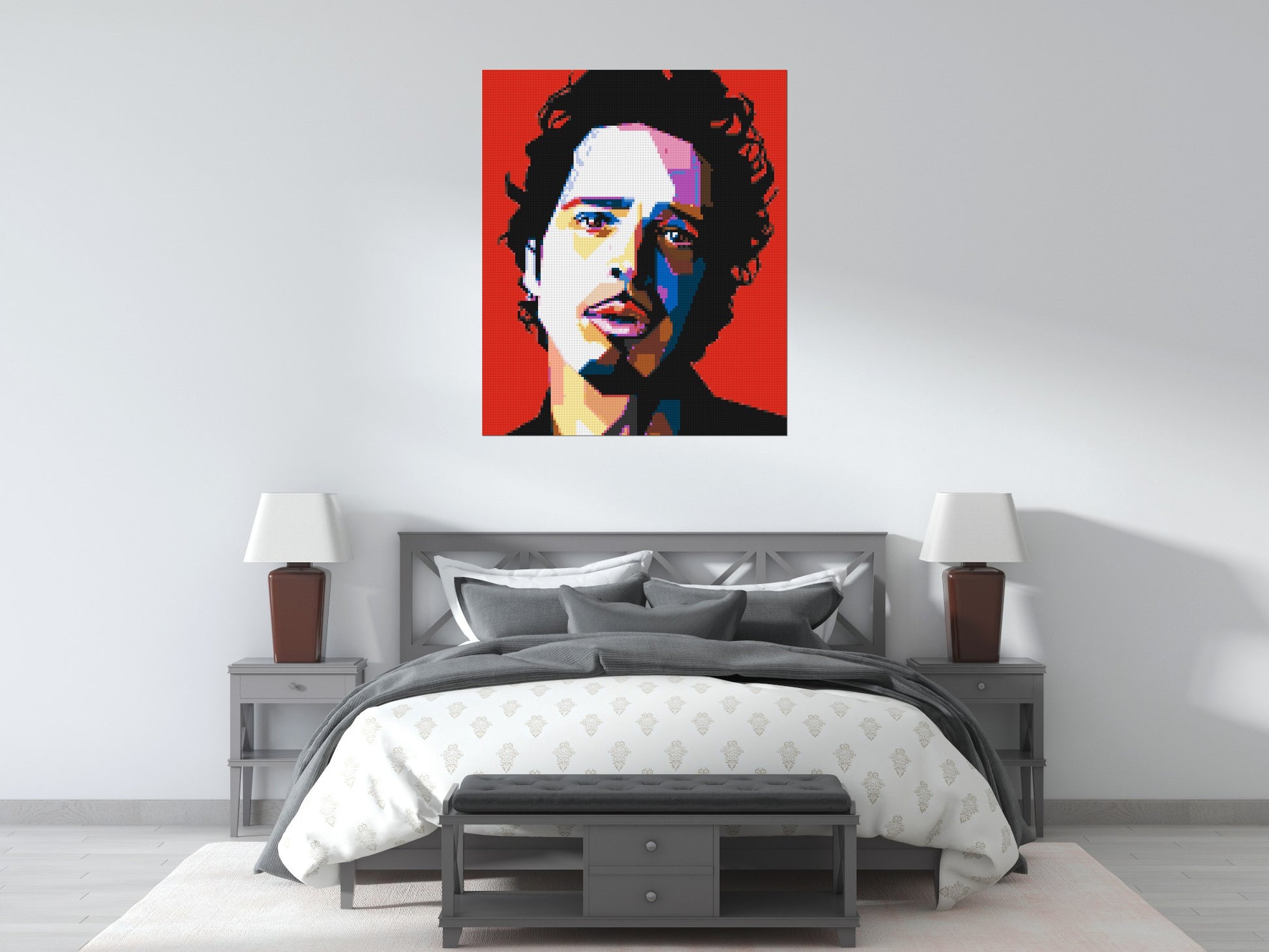 Chris Cornell - Brick Art Mosaic Kit 5x6 scene