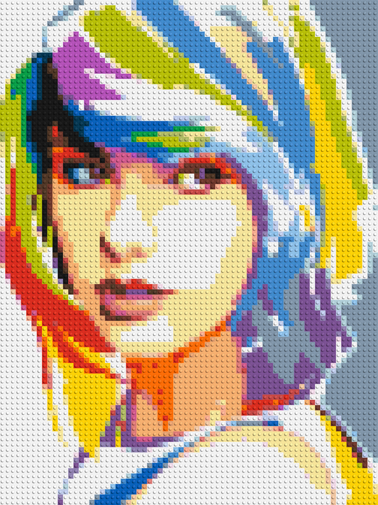 Taylor Swift WPAP - Brick Art Mosaic Kit 3x4 large