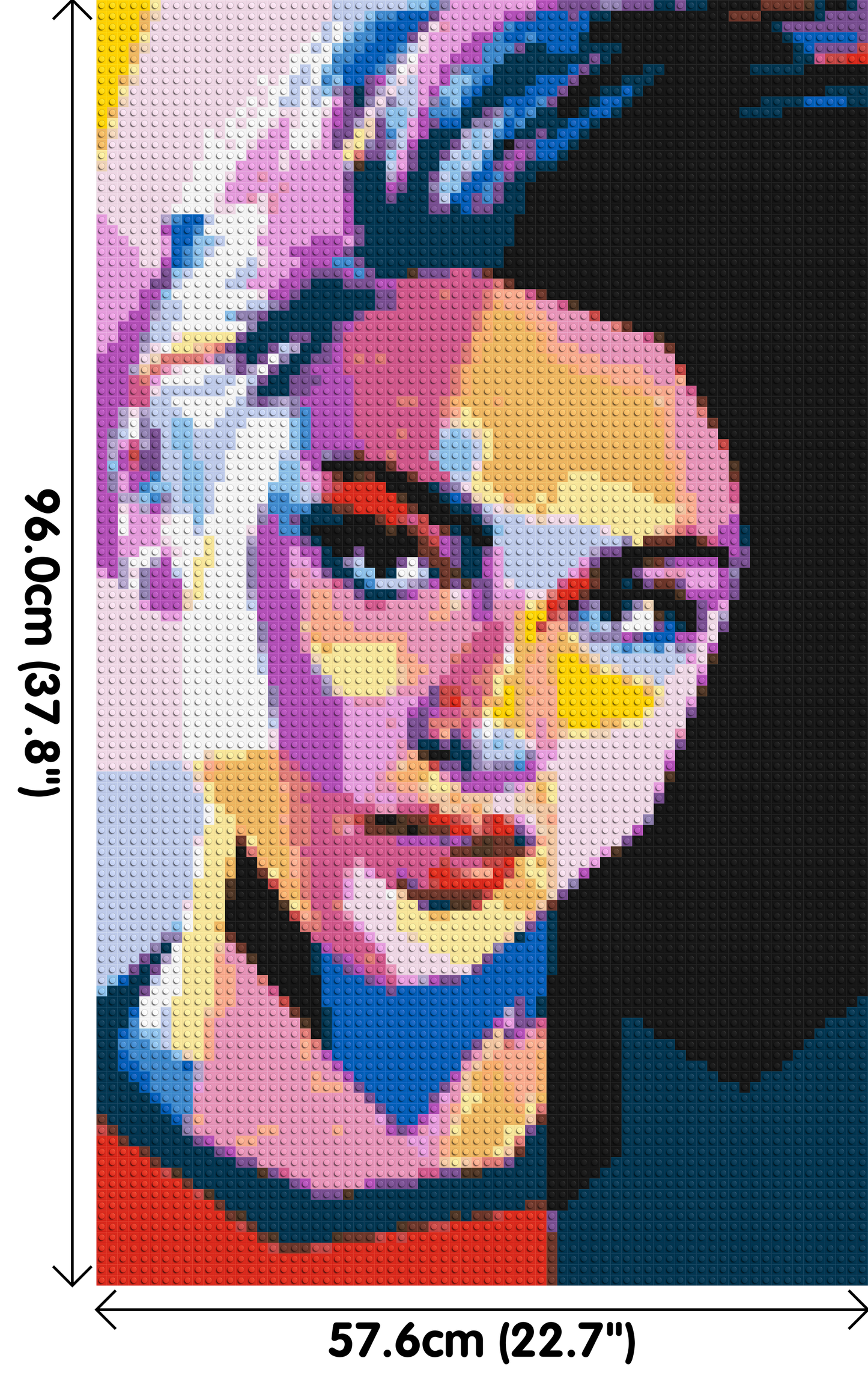 Olivia Rodrigo - Brick Art Mosaic Kit 3x5 large