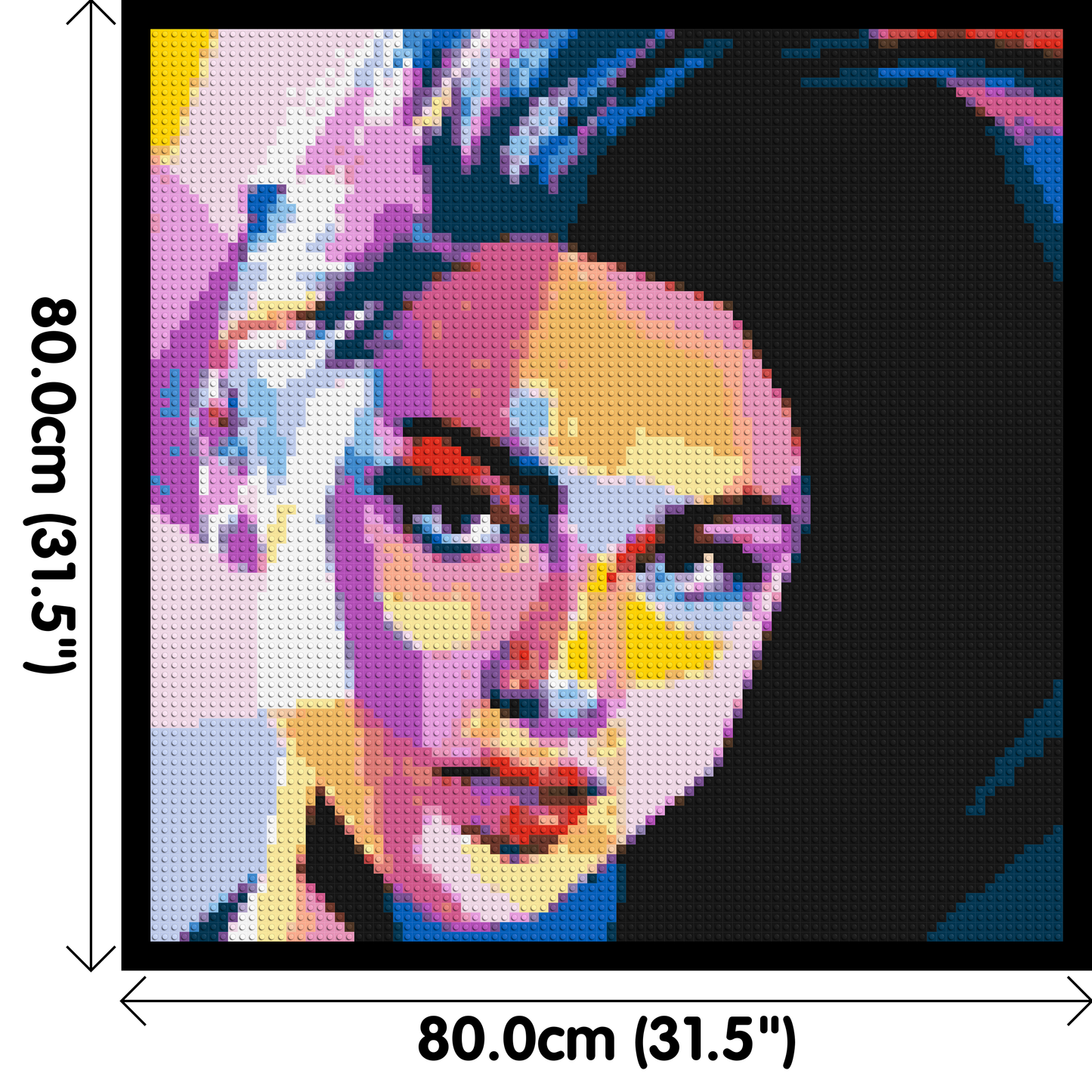 Olivia Rodrigo - Brick Art Mosaic Kit 4x4 large