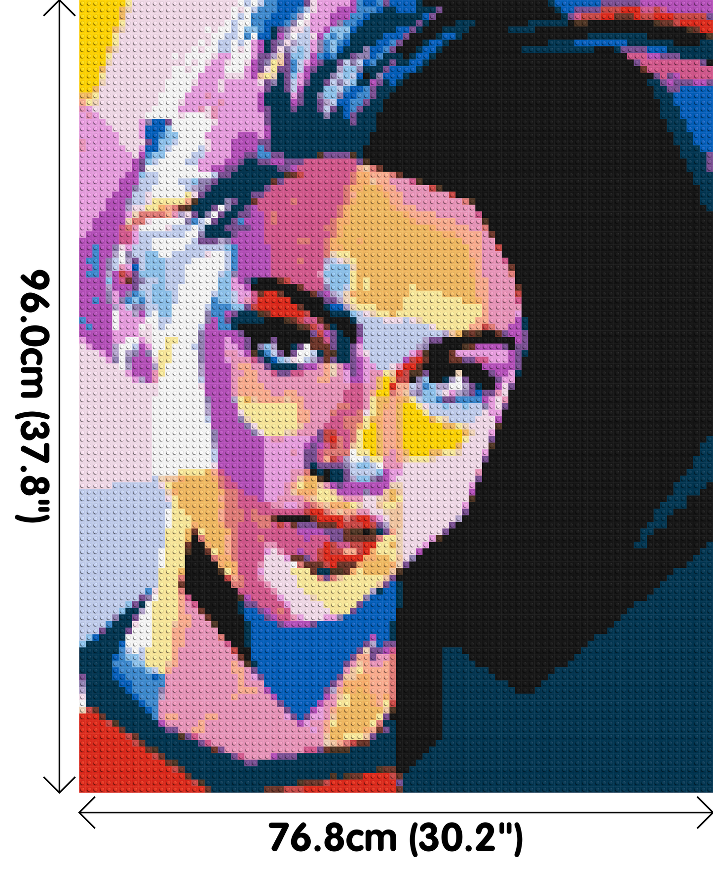 Olivia Rodrigo - Brick Art Mosaic Kit 4x5 large