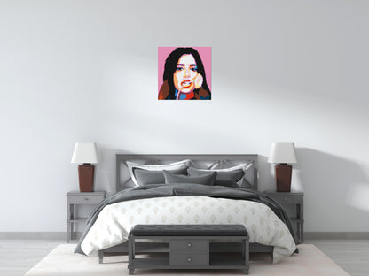 Dua Lipa #3 - Brick Art Mosaic Kit 3x3 large