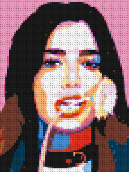 Dua Lipa #3 - Brick Art Mosaic Kit 3x4 large