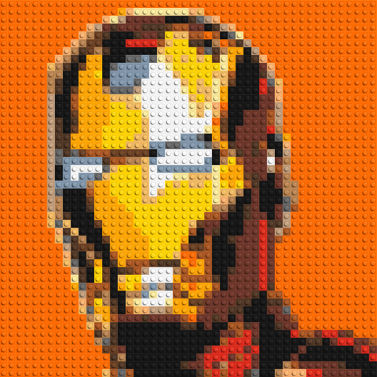 Iron Man - Brick Art Mosaic Kit 2x2 large