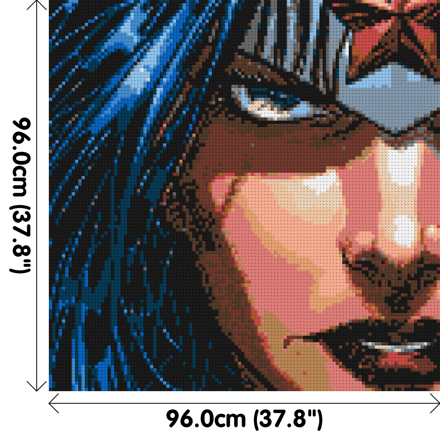 Wonder Woman - Brick Art Mosaic Kit 5x5 large