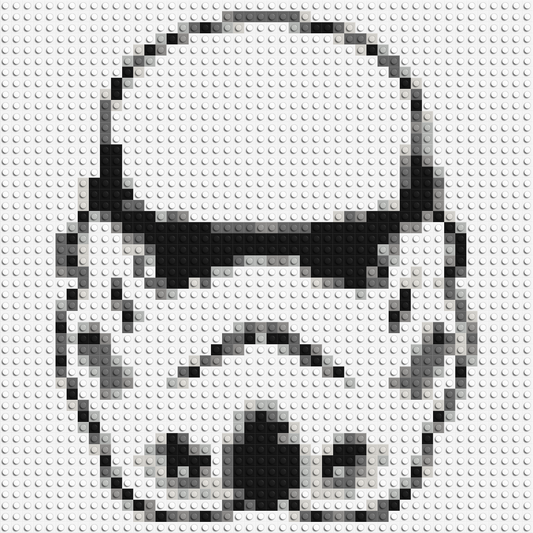 Stormtrooper #2 - Brick Art Mosaic Kit 2x2 large