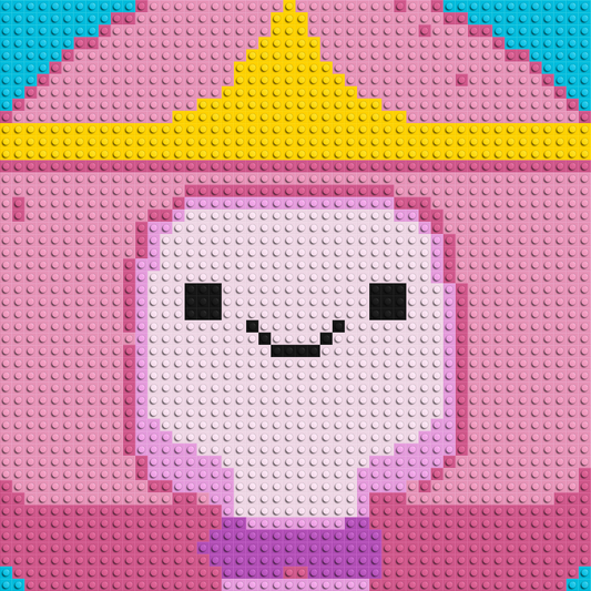 Princess Bubblegum - Brick Art Mosaic Kit 2x2 large