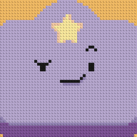 Lumpy Space Princess - Brick Art Mosaic Kit 2x2 large