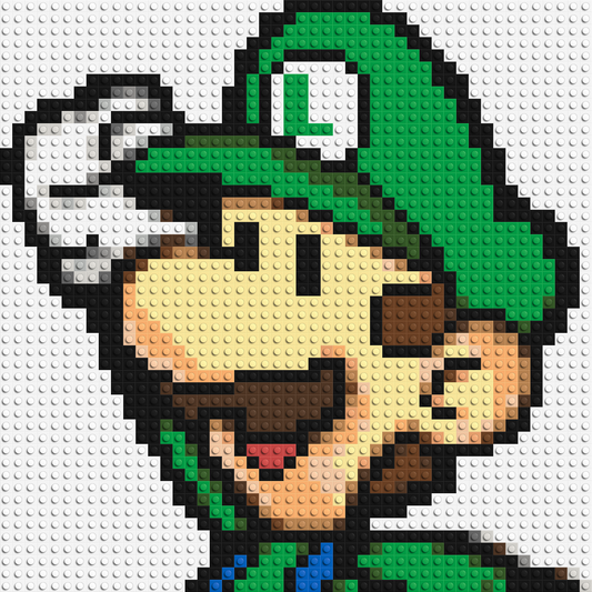 Luigi - Brick Art Mosaic Kit 2x2 large