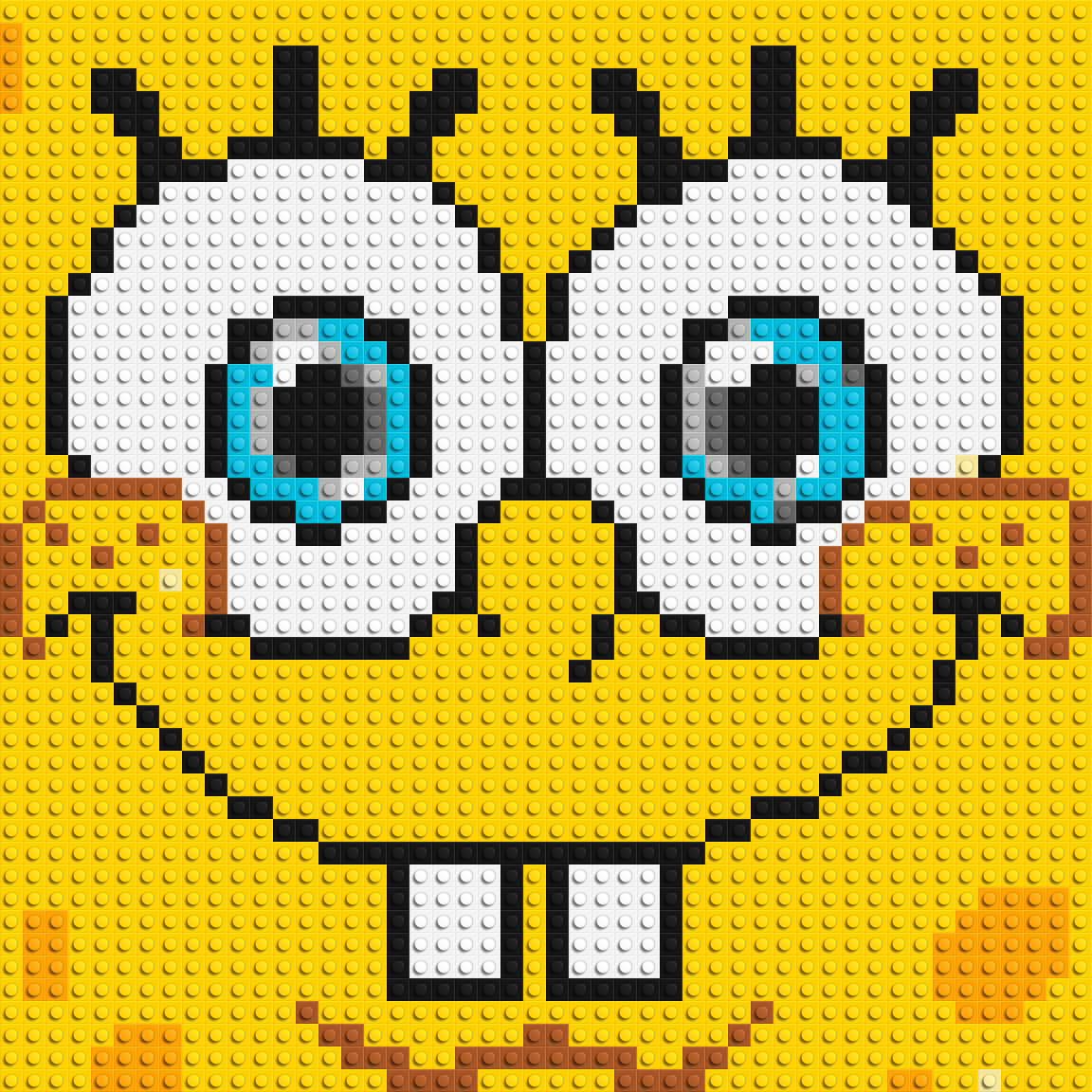 Sponge Bob - Brick Art Mosaic Kit 2x2 large