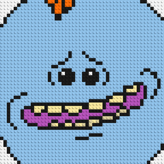 Mr. Meeseeks - Brick Art Mosaic Kit 2x2 large