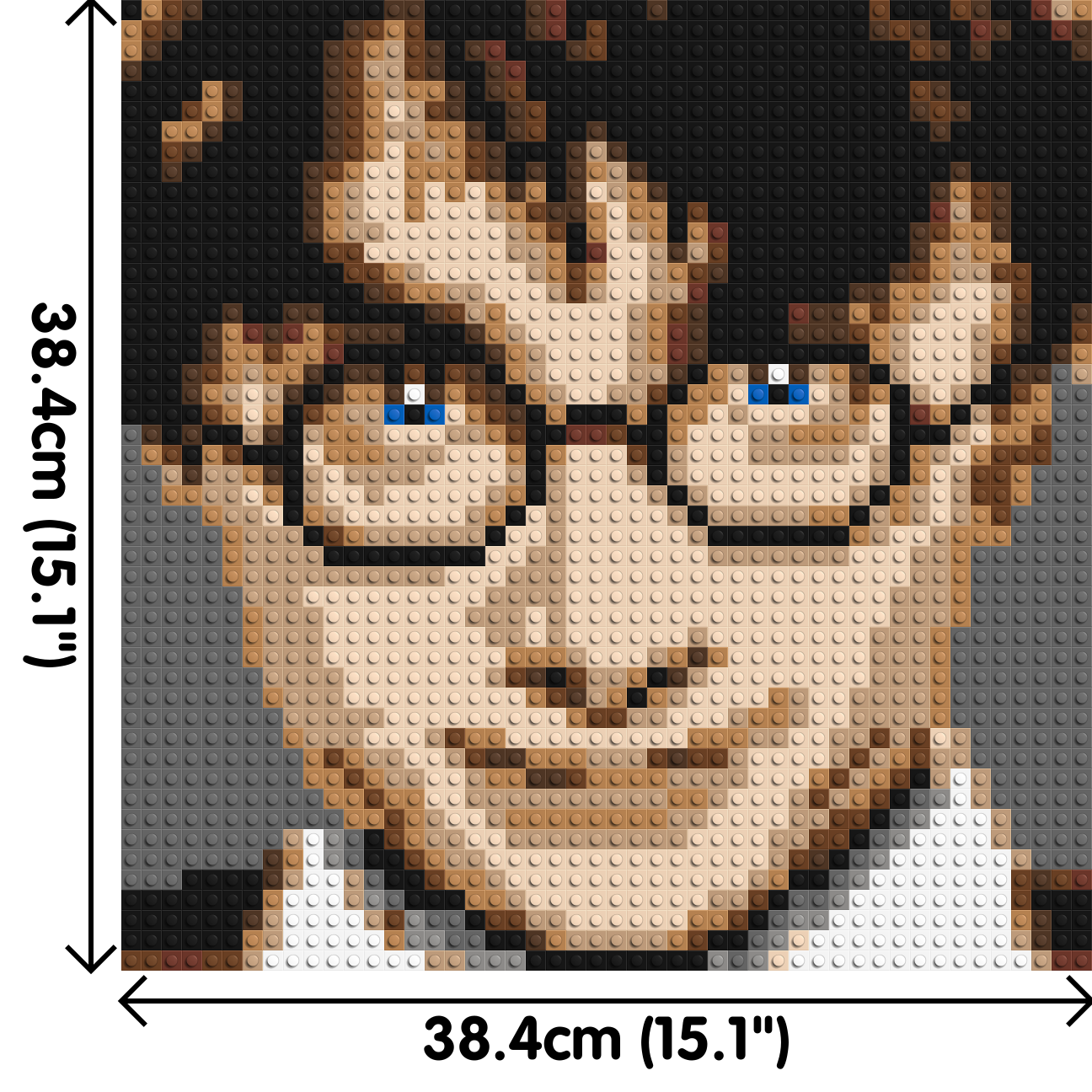 Harry Potter - Brick Art Mosaic Kit 2x2 dimensions