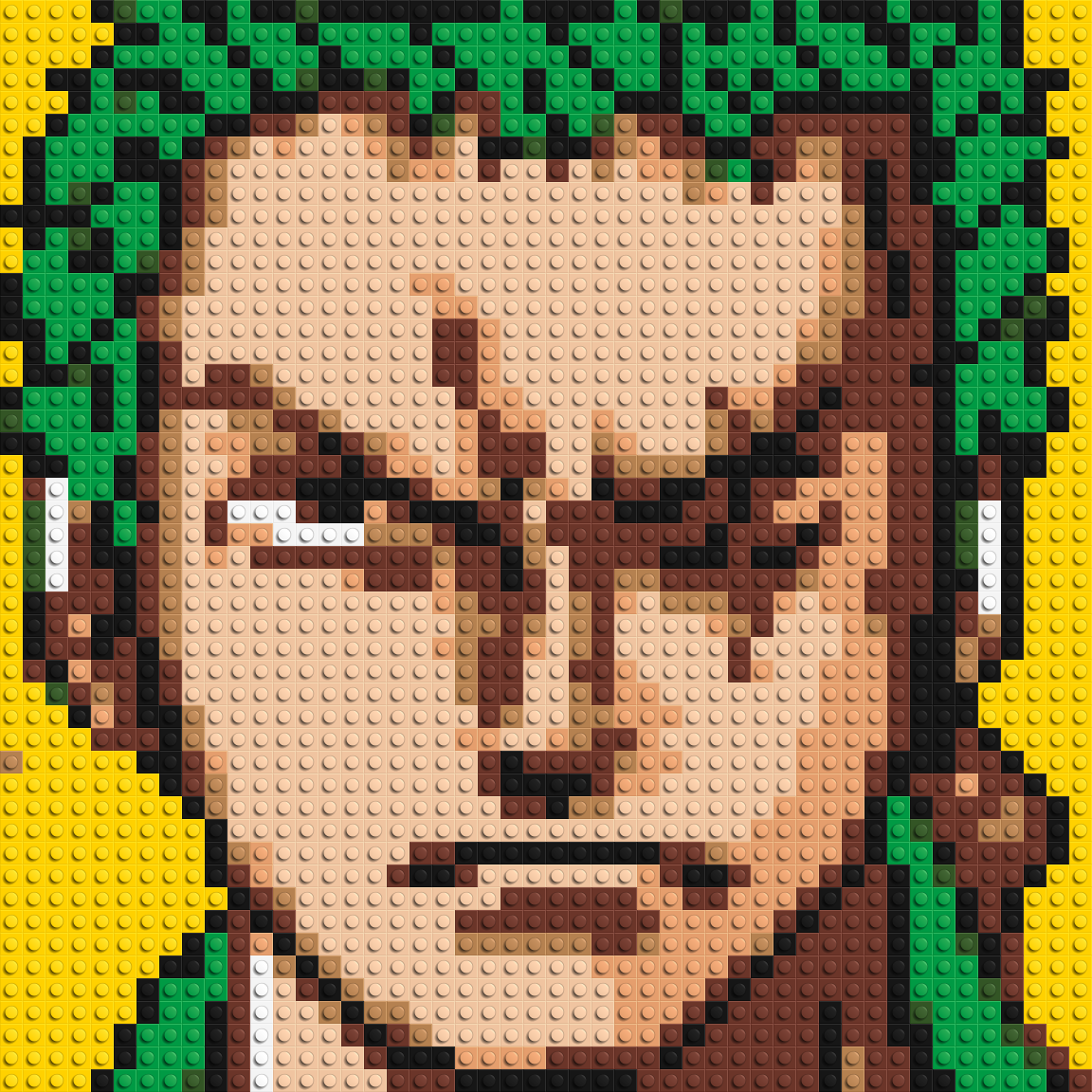 Roronoa Zoro (One Piece) - Brick Art Mosaic Kit 2x2 large