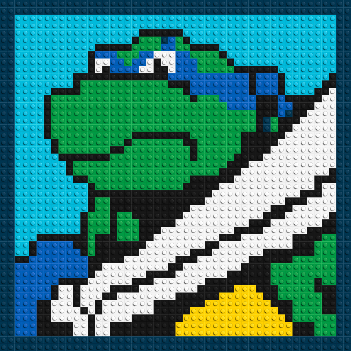 Leonardo (TMNT)  - Brick Art Mosaic Kit 2x2 large