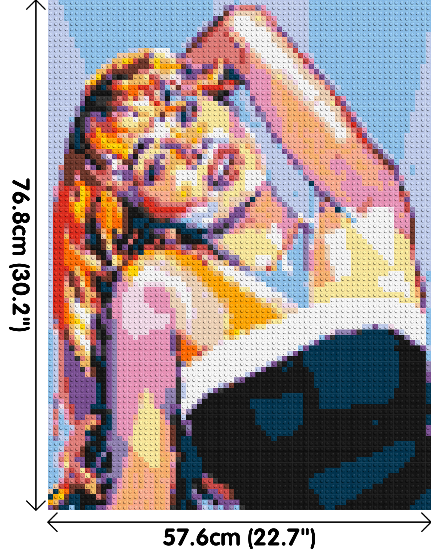 Sabrina Carpenter - Brick Art Mosaic Kit 3x4 large